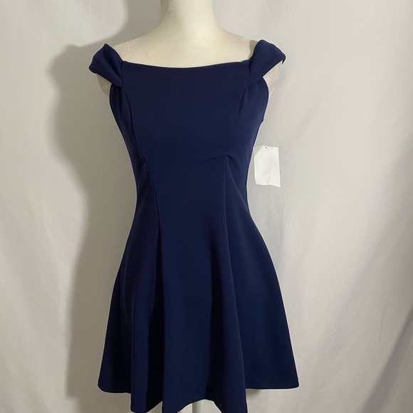 Fit & flare Blue Dress - Picture 1 of 11